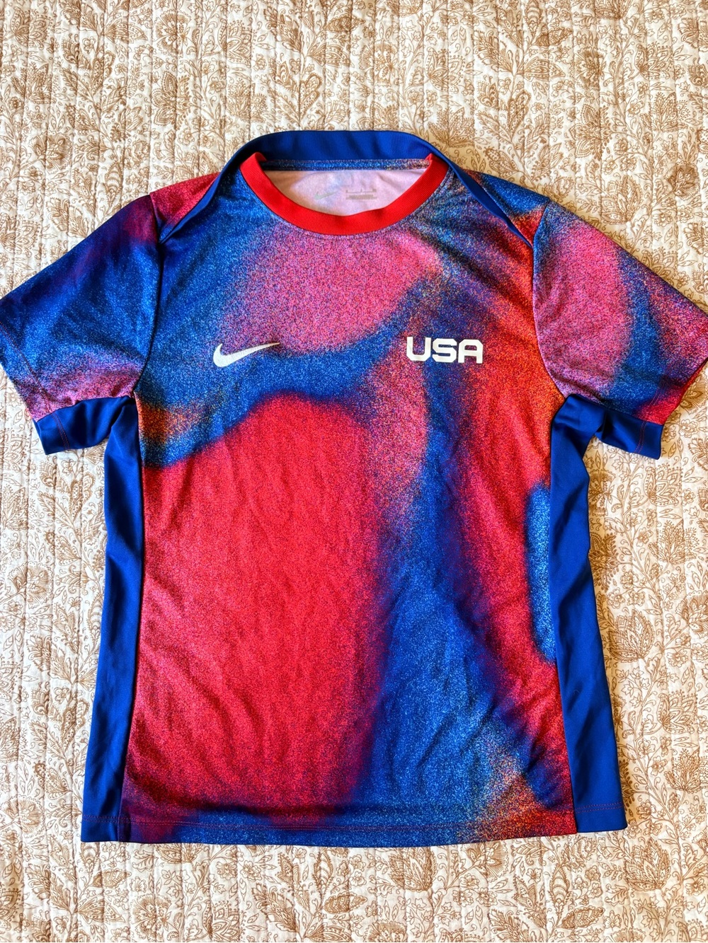 Throwback Nike U.S. Soccer Multicolor Athletic Tee